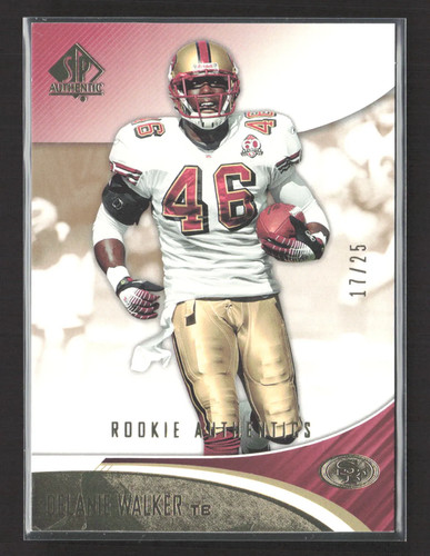 Delanie Walker #141 2006 SP Authentic card