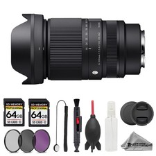Sigma 16-300mm DC OS Contemporary Lens Sony E - 10pc 128GB Memory Bundle