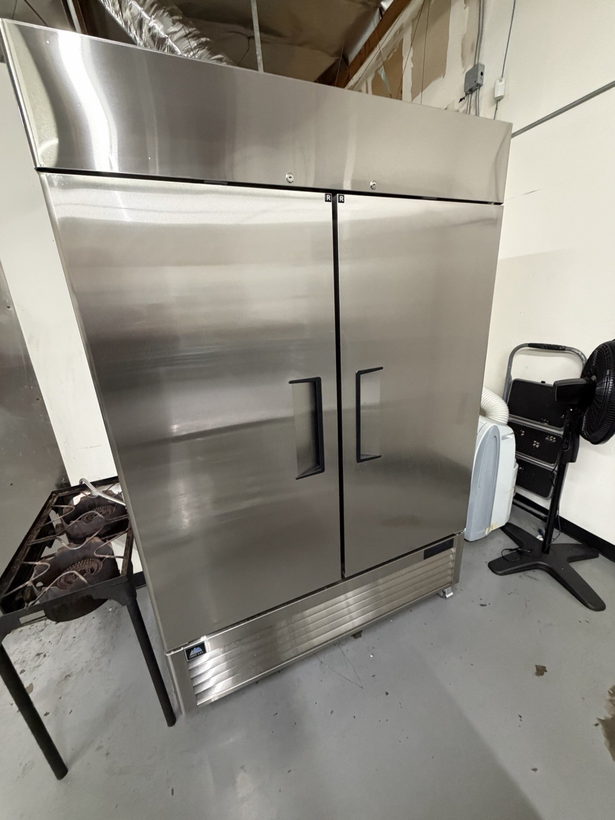 Turbo Air 2 Door Solid Door Stainless Steel Reach-In Refrigerator