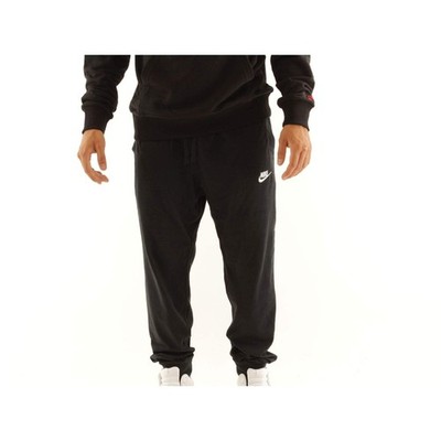 Nike Men's NSW Club Jogger Jersey, Black/White, Small