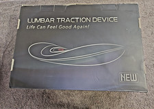 Lumbar Traction Device Heated Massage, Therapy, Curvature Traction New Open Box