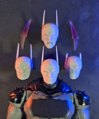 Custom 3D-printed Mafex Absolute Batman Styled Batman Head Ver 2 - TDKR BODY