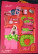 Our Generation Luggage and Travel Play Set for 18" Doll American Girl Accessory