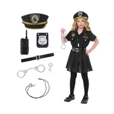 Lumiparty Police Officer Costume for Kid,Girls Police Costume,Hallo... Fast Ship