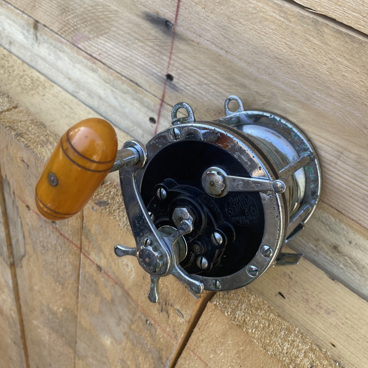Penn 114H Senator 6/0 Salt Water Fishing Reel Vintage Made Penn 114H Senator 6/0 Salt Water Fishing Reel Vintage Made
