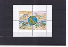 SA31e Cambodia 1996 Prehistoric Animals Dinosaurs used sheet