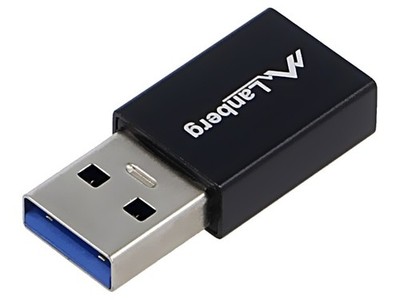 AD-UC-UA-01 Adapter USB 3.1 USB A-Stecker,USB C-Buchse vernickelt ABS LANBERG