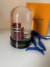 Snow Globe L.V, Dome Steamer Trunk in Box GWP NEW IN THE BOX