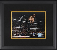 Carmelo Hayes WWE Framed Autographed 8