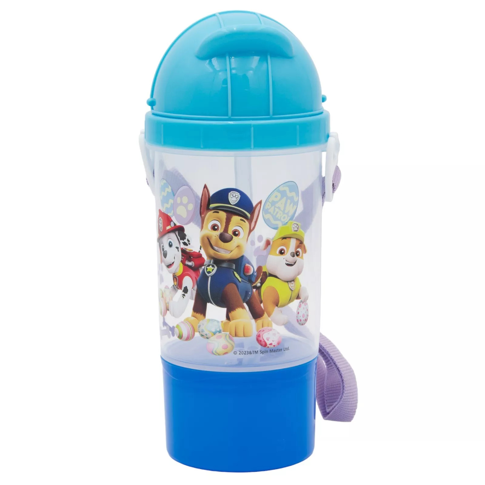 Бутылка для воды ZAK Paw Patrol Rock N Sip Snack Canteen с ремешком на 13 унций