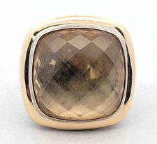 David Yurman 18K Gold & Sterling Silver Citrine Albion Ring