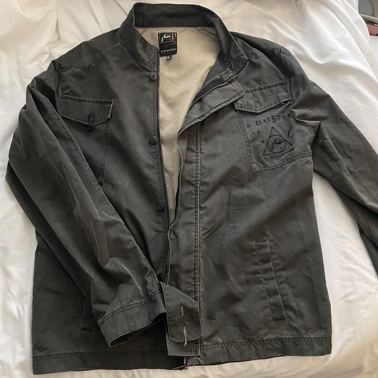 R.evolution XL Gray Mens Jacket for Stylish Comfort