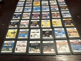 Nintendo 3DS Pearl Pink Handheld Console Bundle w/ Charger + 54 Games + 4GB SD