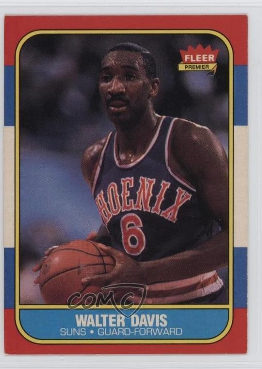1986-87 Fleer Walter Davis #23 HOF 1th3
