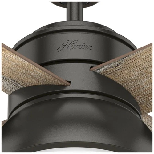 52" Hunter Loki LED Noble Bronze Ceiling Fan with Pull Chains - Picture 10 of 10