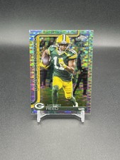 Jayden Reed 2025 Topps Chrome Football Pulsar Refractor Green Bay Packers #107