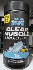 MuscleTech Clear Muscle Liquid HMB  84 Liquid Softgels **FREE SHIPPING**