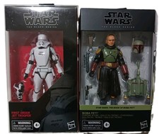 Brand New Star Wars The Black Series Boba Fett And First Order Jet Trooper