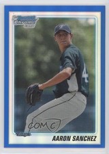 2010 Bowman Draft Chrome Picks Blue Refractor 76/199 Aaron Sanchez #BDPP74 06bg