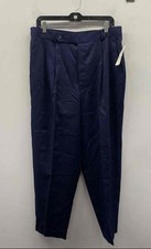 Maggie Barnes Vintage 90s NWT Women's Navy Blue Pleated Tapered Pants Size 18W