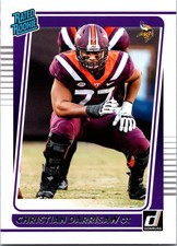 2021 Donruss #340 Christian Darrisaw Rated Rookie RC