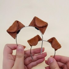 Doll Dog Ear Headband Costume Hair Hoop Headdress for Doll BJD Performance Party