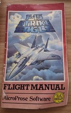 F15 Strike Eagle Manual Atari 400/800/16K Flugzeug Combat - RAR