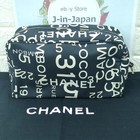 CHANEL Pouch by Sea COCO Logo Coco Mark Canvas Made in Italy Used from Japan