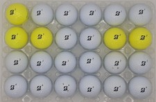 24x Bridgestone E6 Golf Balls Pearl A Grade