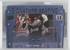 2021-22 Upper Deck Premier Signature Seats Rookies Nicolas Daws Nico Auto 01ks