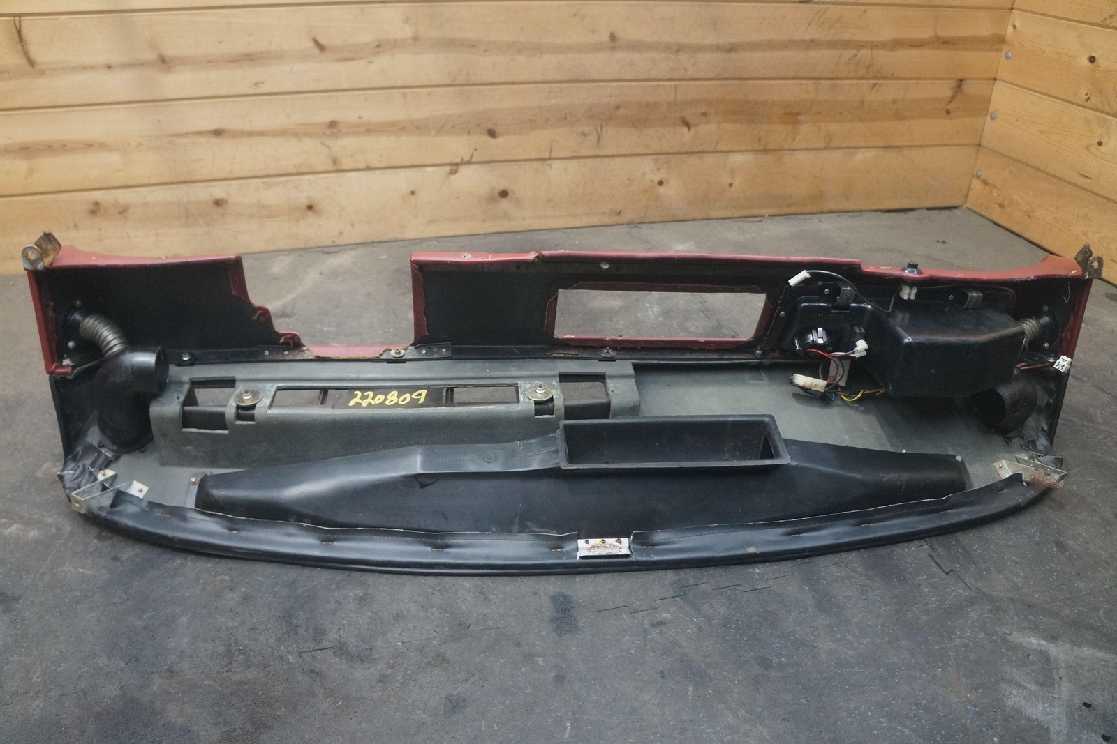 Dashboard Dash Instrument Panel Assembly Black Red OEM Ferrari Mondial 1982