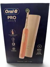 Oral-B Pro 1 Cross Action Pink mit Reiseetui, Elektrische Zahnb&uuml;rste, pink