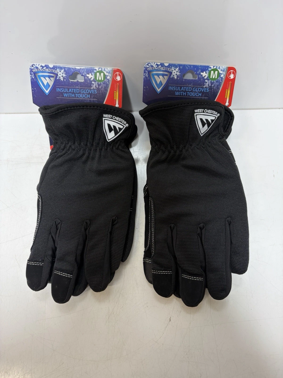 Lot Of (2) Pair - NWT West Chester Insulated Work Gloves With Touch Men's Medium
