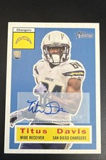 2015 Topps Heritage - Titus Davis #11 Autographs (AU, RC)