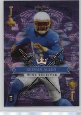 2023 5 Card Draw Stacked Deck Holo-Lux Purple Stealth Foil 4/4 Keenan Allen 1i5d