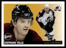 2002-03 Upper Deck Vintage Stephane Yelle Colorado Avalanche #62