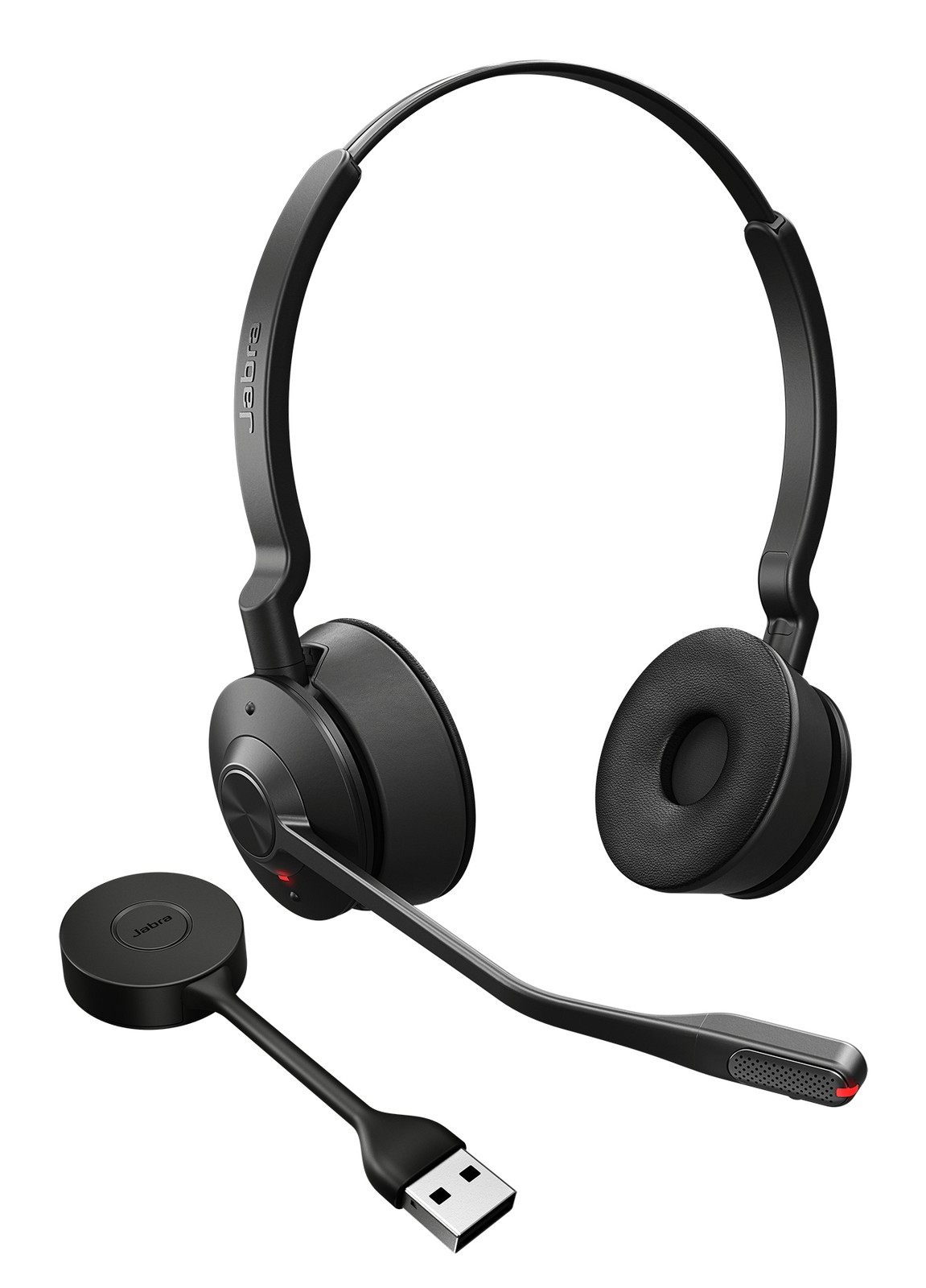 Jabra Engage 55 SE Stereo-Headset UC, Link 400a DECT-Adapter USB-A, 1,2 m USB-C-auf-USB-A-Kabel, Tragetasche, Garantie und Warnhinweise (Sicherheitsdatenblätter) - Image 2