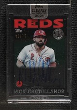 2021 Clearly Authentic 1986 Topps Baseball Black /75 Nick Castellanos Auto fm0