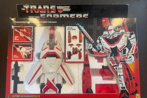 Vintage 1985 G1 Transformers Jetfire with Box