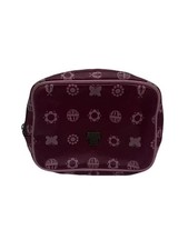 Anna Sui Make Up Bag Leather Pink USED E0507-44