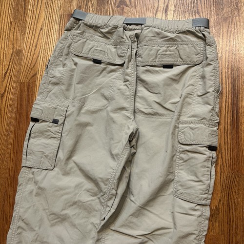 EMS Convertible Hiking Cargo Pants Mens 34x32 Khaki Nylon Zip Off Outdoor Shorts - Picture 6 of 7