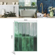 10x Waterproof 3D Faux Tiles Wall Panels Peel & Stick Self Adhesive Wall Panels