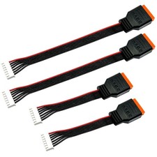 4Pcs JST-XH Balance Cable 2-6S 3S Lipo Battery Extension Adapter for RC Vehicles