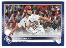 2022 Topps Update #US306 Jake Walsh Royal Blue St. Louis Cardinals