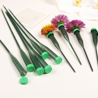 25Pcs Floral Water Tubes for Fresh Flowers with Covers Arrangements Supplies