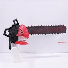 Anime Chainsaw Man Helmet Mask Handsaw Cosplay Weapon Props EVA Halloween Gift