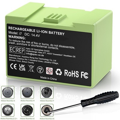 5000mAh Battery For iRobot Roomba e5 e6 i1 i2 i3 i4 i5 i6 i7 i7+ i8 j5+ J6 J7