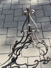 Set 3 Art Nouveau Antique Victorian Wrought Iron Lion Garden Table Legs