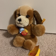 Steiff Kiddi Dog 082740 All Tags Attached