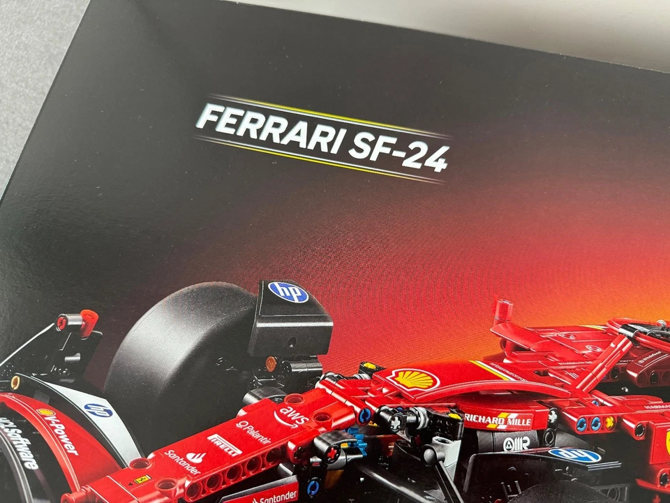 LEGO FERRARI SF-24 42207  GEBAUT KOMPLETT ANLEITUNG OVP - Bild 4 von 4